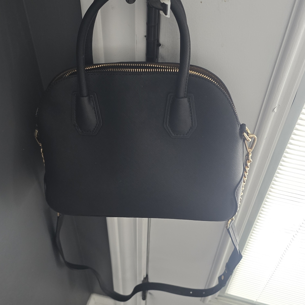 Michael Kors Black Satchel with Gold Details - Picture 5 of 7